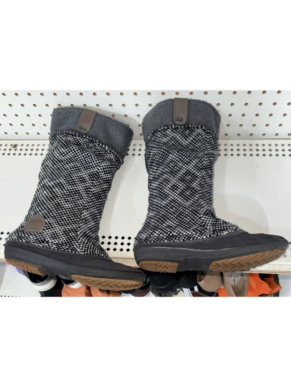 Sorel Tremblant Mid Womens Knit Pull On Lined Mid Calf Boots Booties Size 6.5